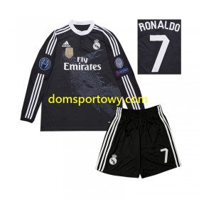 Koszulka Real Madryt Cristiano Ronaldo 7 2014 Retro Dziecięcy Trzeci Koszulki Piłkarskie Długi Rękaw